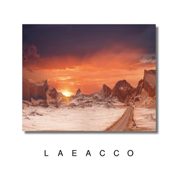 

Laecacco Desert Landscape Canvas Painting & Calligraphy Posters and Prints Wall Art Pictures for Living Room Home Decoration