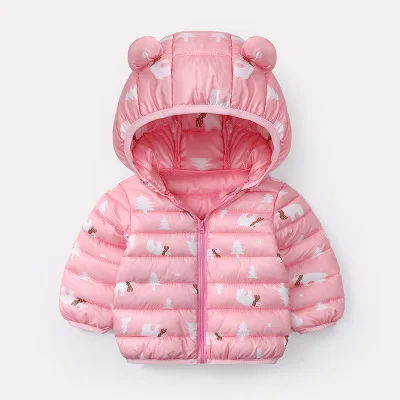 Зимняя куртка для мальчиков Новое Брендовое зимнее пальто с капюшоном для девочек ветрозащитное детское хлопковое пальто с длинными рукавами теплая верхняя одежда для детей от 2 до 8 лет