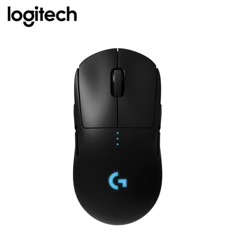Беспроводная игровая мышка Logitech G PRO RGB двойной режим светильник с датчиком HERO 16K DPI