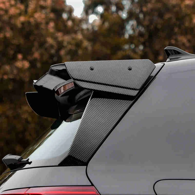 VW Golf MK8 R GTD GTI 'osir Style' Gloss Black Boot Roof Spoiler