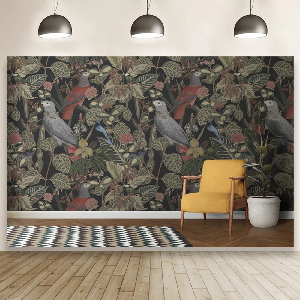 Laacco Indoor Forest Plant Pigeon Murale Pavimento In Legno Divano Compleanno Ritratto Sfondo Foto Fotografica Sfondo Per Photo Stud
