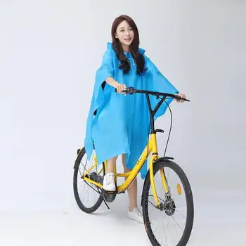 

Women Men Raincoat Cycling Rain Cape Poncho Hooded For Outdoor Camping Bicycle Bike Windproof Rain Coat Mobility Scooter Cover