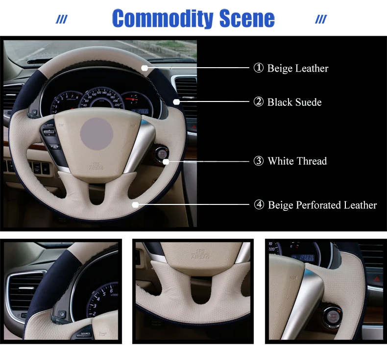 for Nissan Murano 2014 steering wheel cover