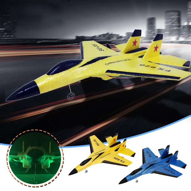 Controle Remoto Planador Avião, EPP Espuma Brinquedos, RC Fighter Hobby  Plane, Mão Jogando, SU-35, 2.4G - AliExpress