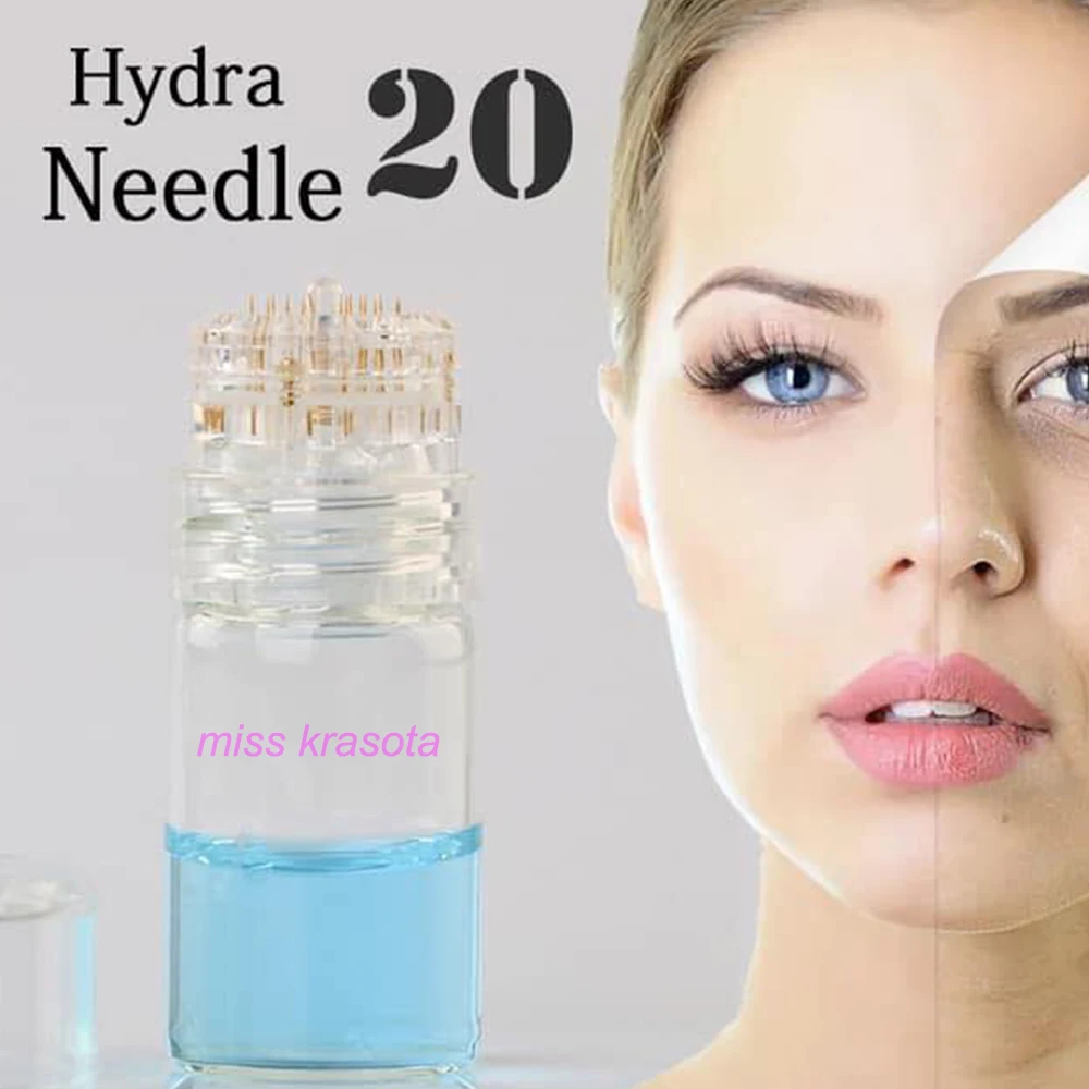 Игла Hydra 20 титановые шпильки микро иглы для ухода за кожей мезо дерма штамп ролик
