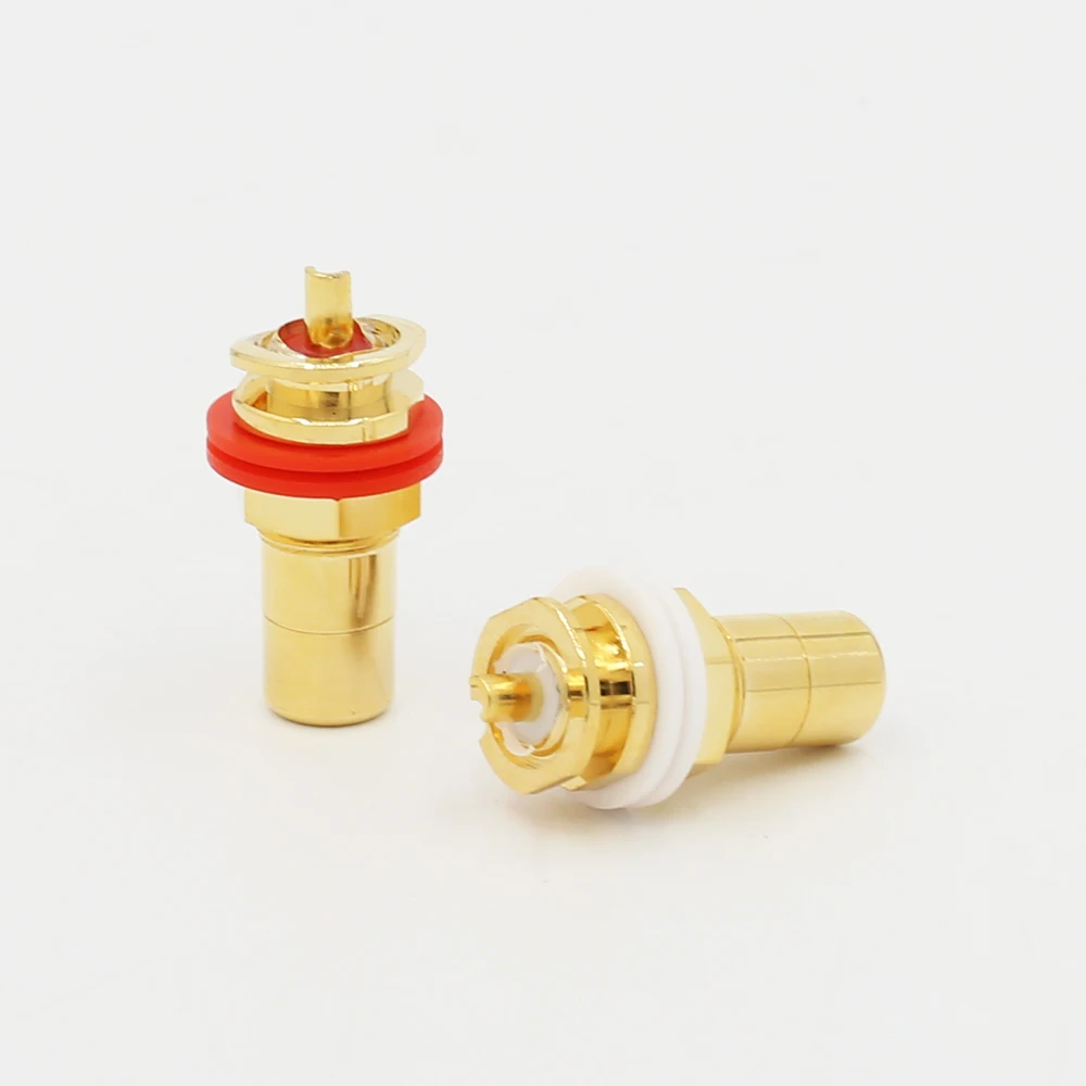 4 шт. позолоченные RCA коннекторы 24 к|jack socket|jack rcajack jack |