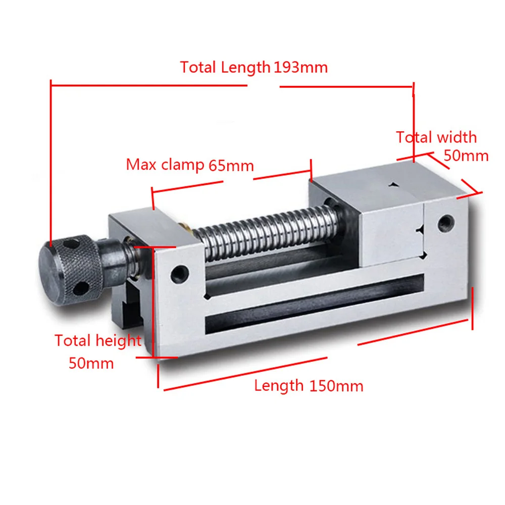 

3-3/8 0.005/100mm Right Angle Vise Manual Plier For Surface Grinding Milling