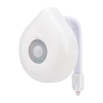 

Toilet Light Smart Motion Sensor Toilet Seat Night Light 8 Colors Changeable Waterproof WC Lamp