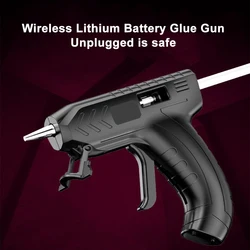 3.6v portátil elétrica quente melt pistola de cola com cola vara usb recarregável casa sem fio diy pistola de cola quente ferramentas de reparo de pulverizador