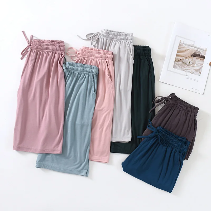 Modal Ladies Pajamas Pants Summer Nightwear Nighty Trousers Sleepwear Pyjama Bottoms Women Lounge Pant Plus Size M-XXL_ecoleips.com