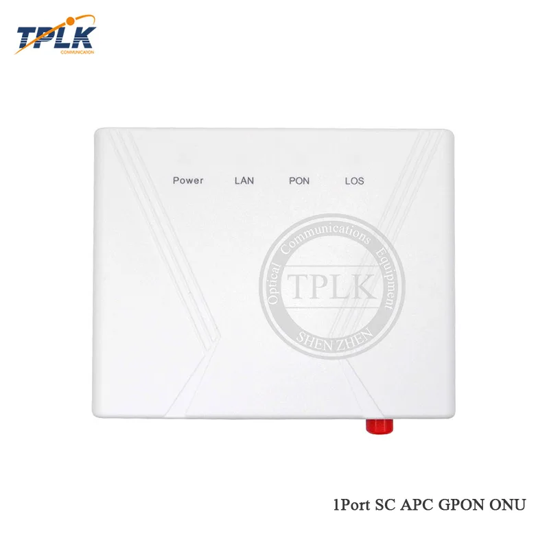 Горячая с разъемом SC APC, 1GE GPON ONU/ONT, с портом 1GE, Пользовательский логотип английская версия