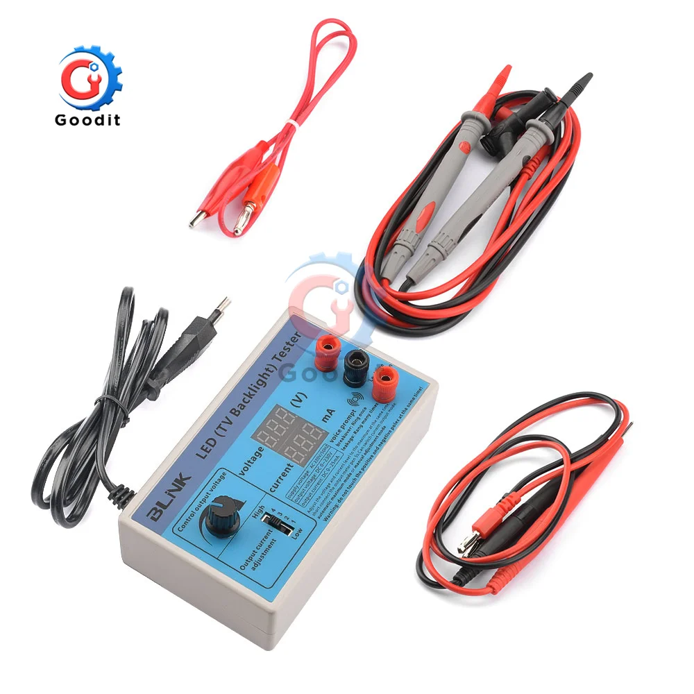 AC 220V Manual Adjustment Voltage LCD TV LED Lamp Bead Backlight Tester Current Adjustable Constant Current Board Test EU Plug 4