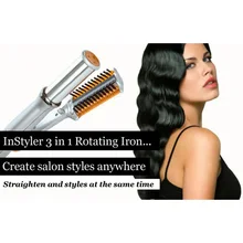 Профессиональный Выпрямитель для волос, щипцы для завивки, стиль 2 в 1, выпрямитель для волос, стильный инструмент, серебряные аксессуары для укладки волос