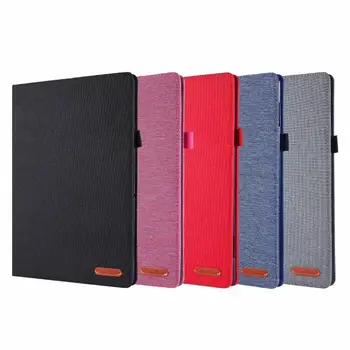 

Denim Fabric Tablet Cover For Lenovo Tab E10 TB-X104F Case Shockproof Silicon Tablet Case For Lenovo Tab E10 Protective Case