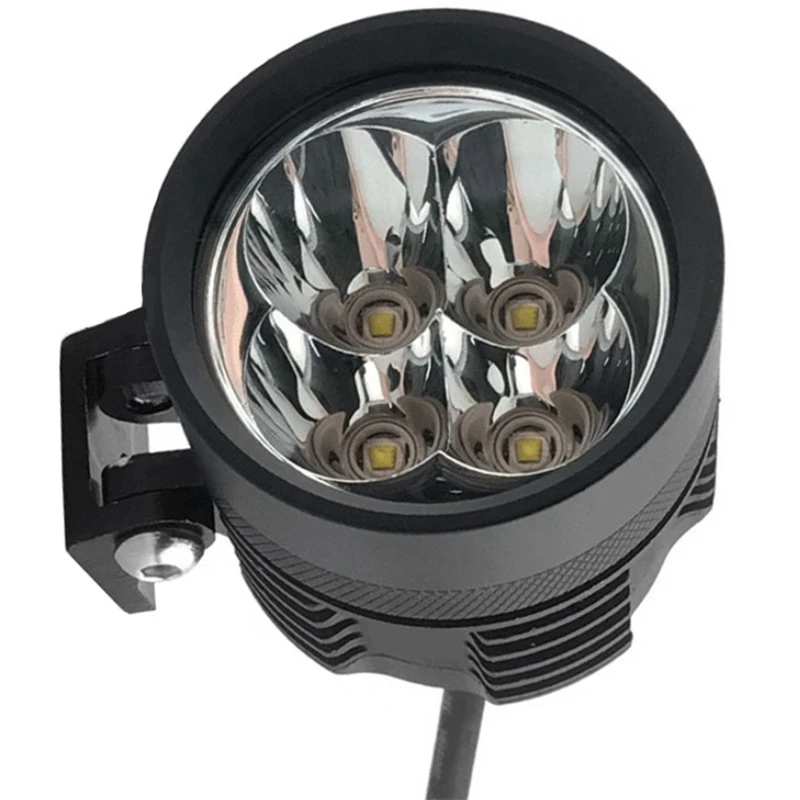 

40W Motorcycle Headlight Scooter Fog Spotlight Led Motorbike Atv 12V 6000K Moto Working Spot Light head light lamp White Car Hea