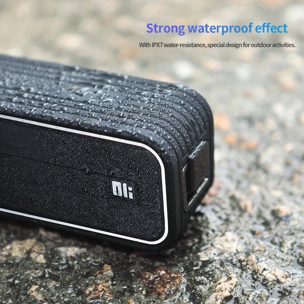 NILLKIN Bluetooth динамик Портативный беспроводной громкий динамик s стерео бум BassMusic surround IPX 7 водонепроницаемые напольные колонки коробка
