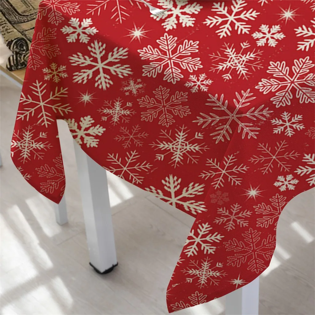 Рождественское украшение Скатерть прямоугольная чайная скатерть для обеденного дома Декоративная скатерть Прямые продажи украшения