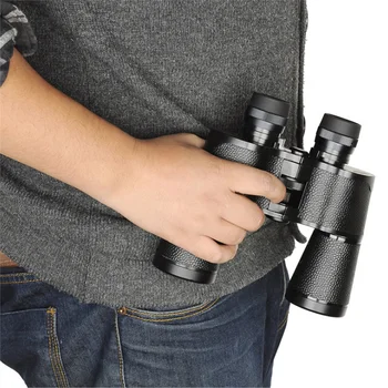 

Baigish 12X50 Full Metal Binoculars High Power HD Low Light Level Night Vision Non Infrared Telescope