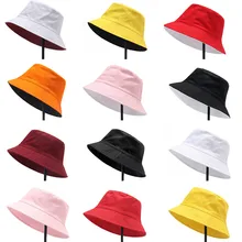 Двусторонняя унисекс Повседневная шляпа от солнца с буквенным принтом Мужская шляпа-Панама женская однотонная шляпа в стиле хип-хоп Bob летняя шляпа в рыбацком стиле Панама Складная пляжная шляпа