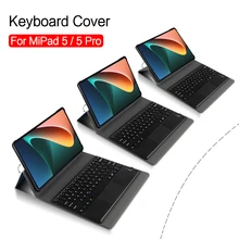 Keyboard Case For XiaoMi MiPad 5 Pro 11 2021 MiPad5 Mi Pad 5 Pro Tablet PC Bluetooth Keyboard Protective Stand Cover Shell Funda