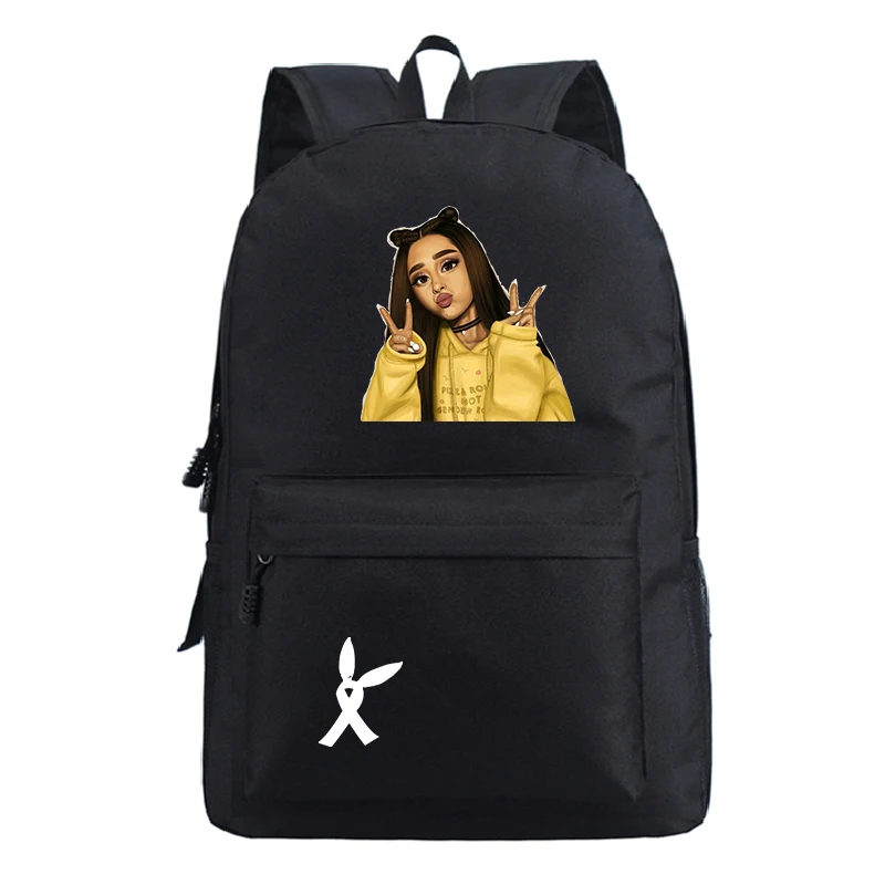 

Hot Sale Ariana Grande Print Backpack School Backpack Womens Men Travel Backpack Laptop Backpack Teens Anime School Bag Mochila