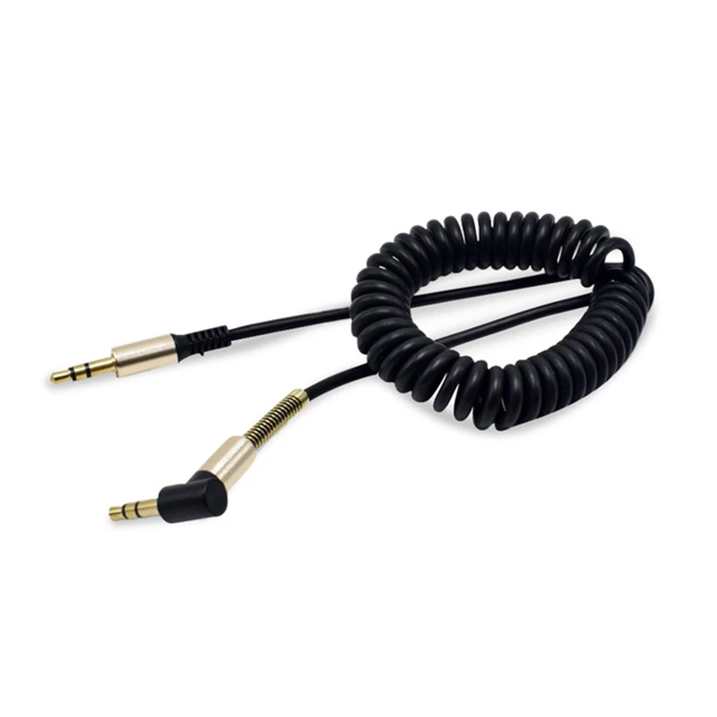 3.5mm Jack Audio Cable 3.5 Male To Male Cable Audio 90 Degree Right Angle AUX Cable for Car Headphone MP3/4 Aux Cord