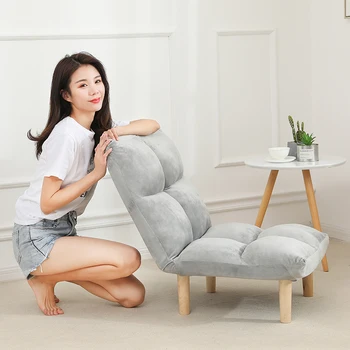 

Lazy on the couch couch couch couch rice single person sofa leisure small folding sofa simple bedroom balcony lazy chair