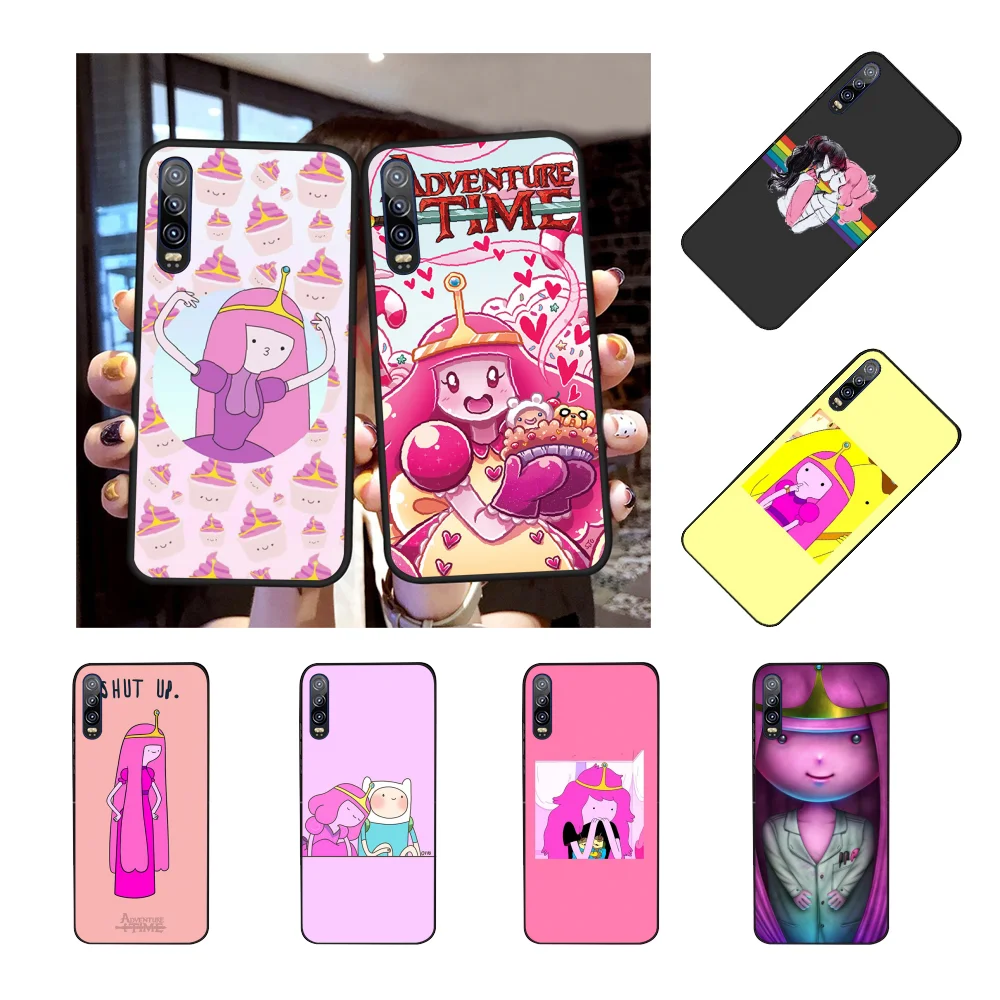 NBDRUICAI Adventure Time Bubblegum Princess черный мягкий чехол для телефона Huawei Honor 20 10 9 8 8x 8c 9x 7c 7a Lite