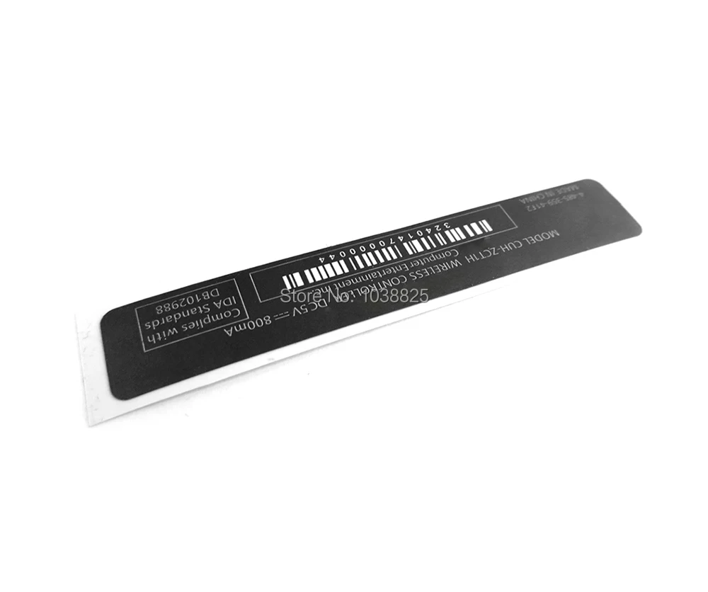 5 шт./лот для корпуса контроллера PS4 тонкая черная наклейка на заднюю панель