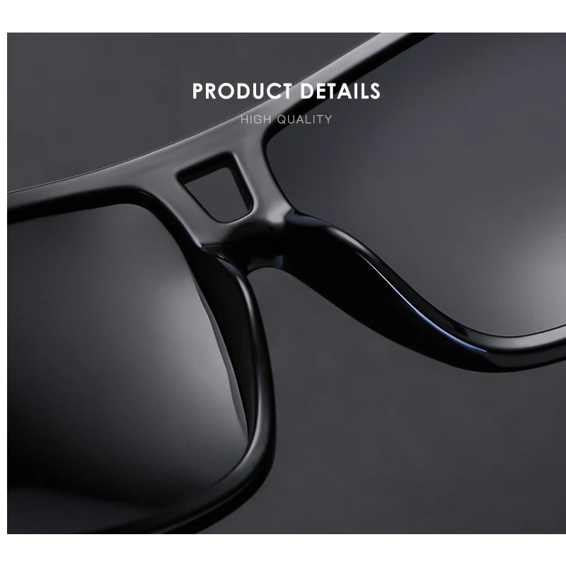 Мужские поляризационные солнцезащитные очки с драконом, большая оправа, зеркальные солнцезащитные очки для вождения, мужские и женские спортивные роскошные брендовые дизайнерские очки