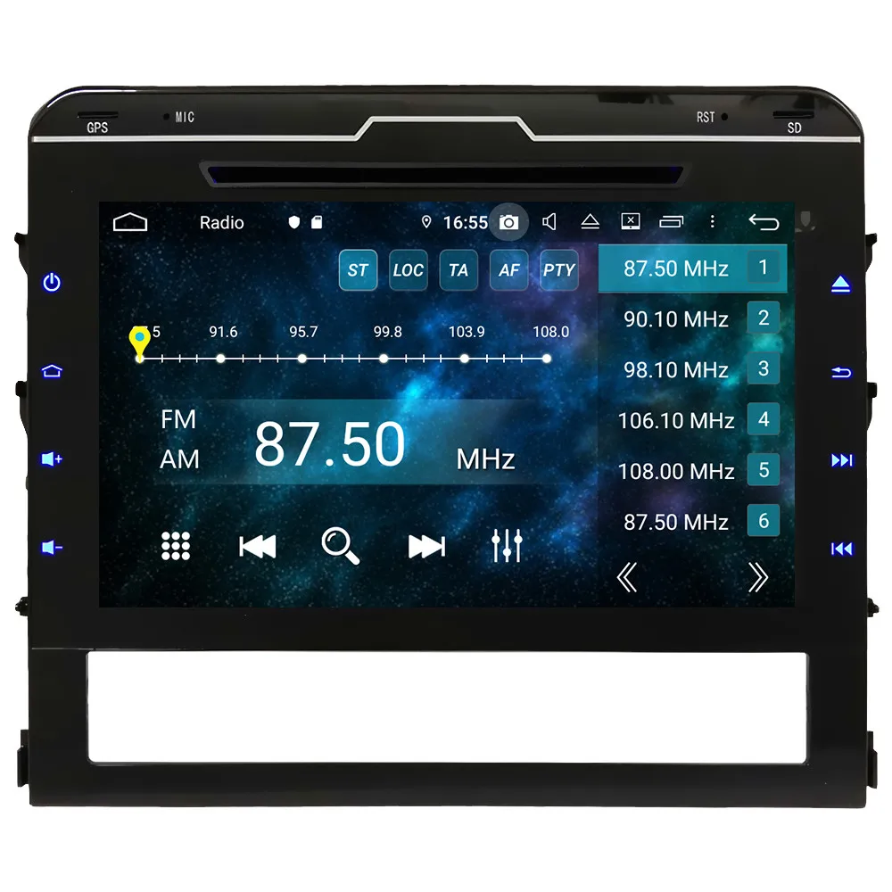 Klyde " ips 4G Android 9 Восьмиядерный 4 Гб ОЗУ 64 Гб ПЗУ DSP автомобильный DVD мультимедийный плеер радио для Toyota Land Cruiser LC200