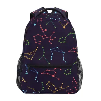 

Fashion Student School Bag Black Backpack Sky Star Printing bag women's Big Capacity Travel Bag Laptop Backpack For girls Gift