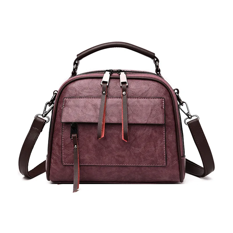 pruple Сумка через плечо Bolso Mujer, женская дизайнерская сумка, сумка через плечо, кожаные сумки для женщин, модные роскошные сумки, женские сумки - Цвет: pruple