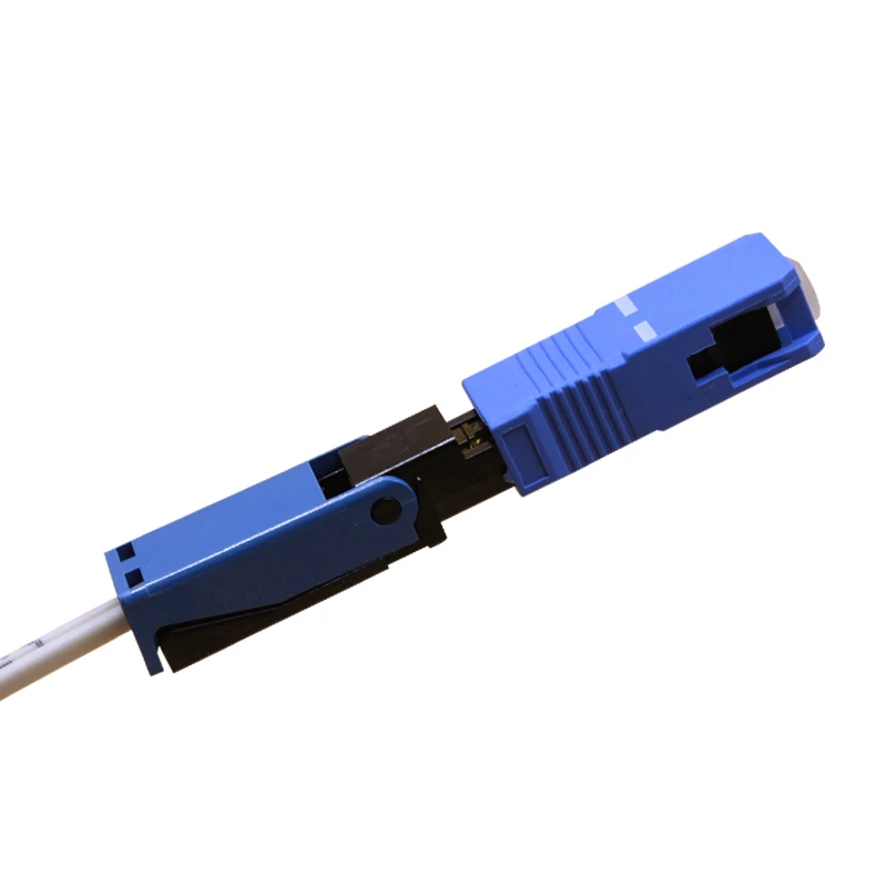 SC UPC быстрый разъем FTTH SC UPC Волоконно-оптический провод SC UPC быстрый разъем FTTH предварительно встроенный SC адаптер