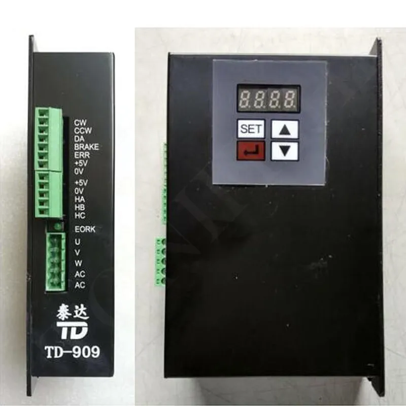 BLDC драйвер двигателя 110V-220VAC 1000 Вт бесщеточный DC контроллер двигателя TD-909 для двигателя постоянного тока с датчиком Холла