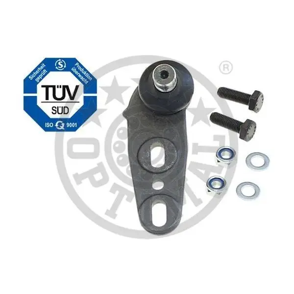 Опора шаровая AUDI 80 87-89 нижн.лев.(с ГУР 17mm) OPTIMAL G3077
