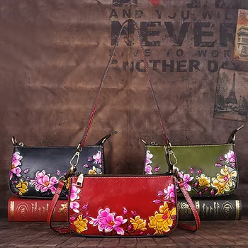 

2020 Ms. One Shoulder Shoulder Bag Genuine Leather Embossed Hand Polished Small Square Bag Female Bag