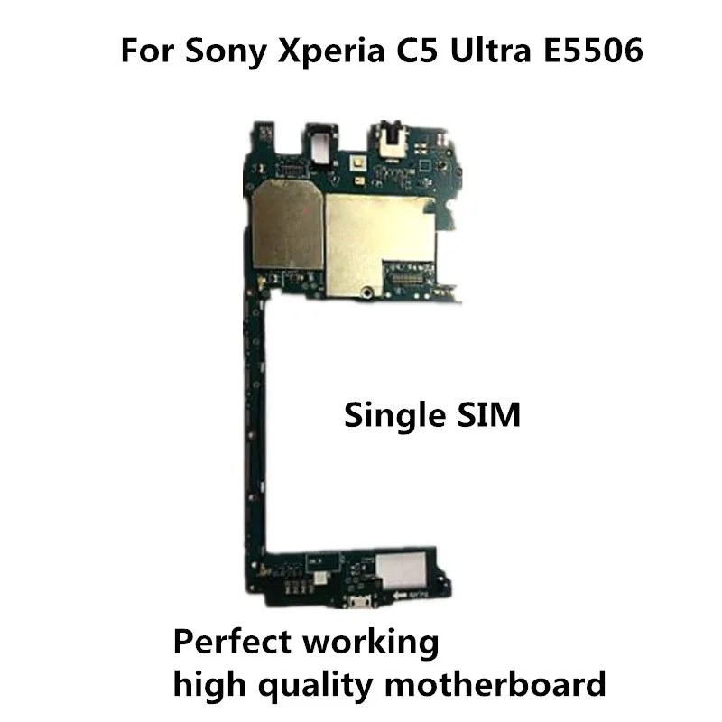 Тестирование работы оригинальная разблокированная материнская плата для Sony Xperia C5 Ultra E5506 логическая схема электронная панель