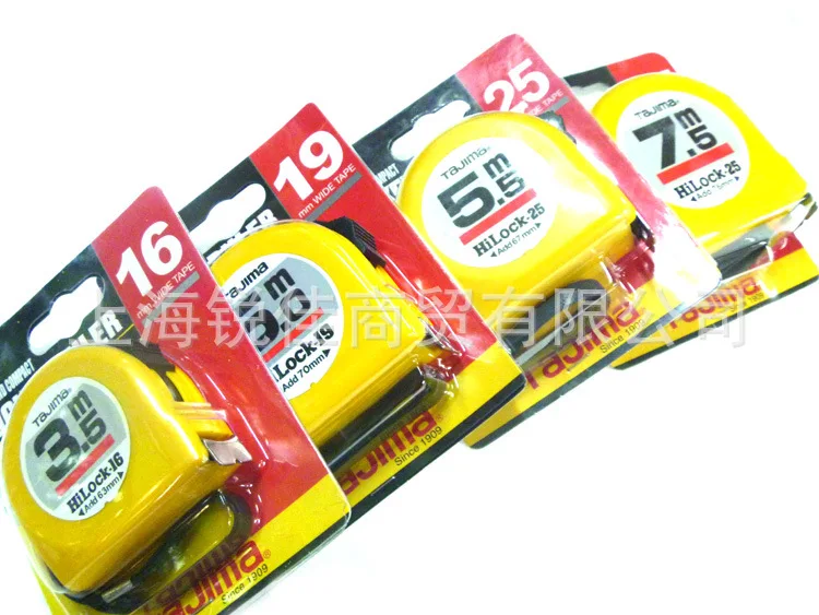 

Tajima TaJIma Tape Measure L16-3 with Lock Tape Measure TaJIma 3 M Tape Measure mu gong chi Wide 16 Size