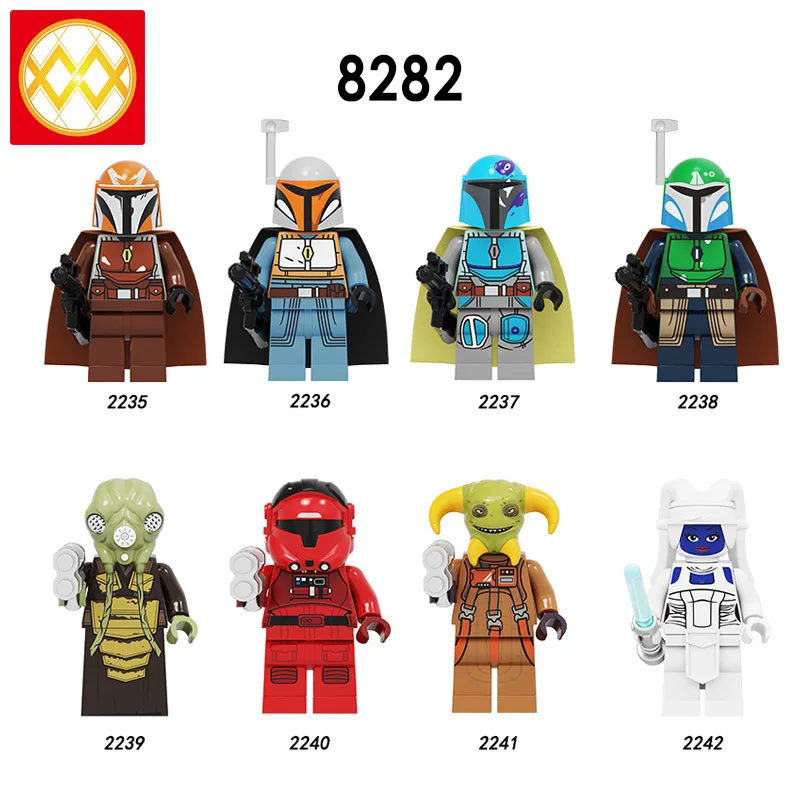 

lEGOED PG8282 Soldier Assailant Mandalorian Imperial Star MINIFIGURED Wars Mechanic Robot Building Blocks Children Toys