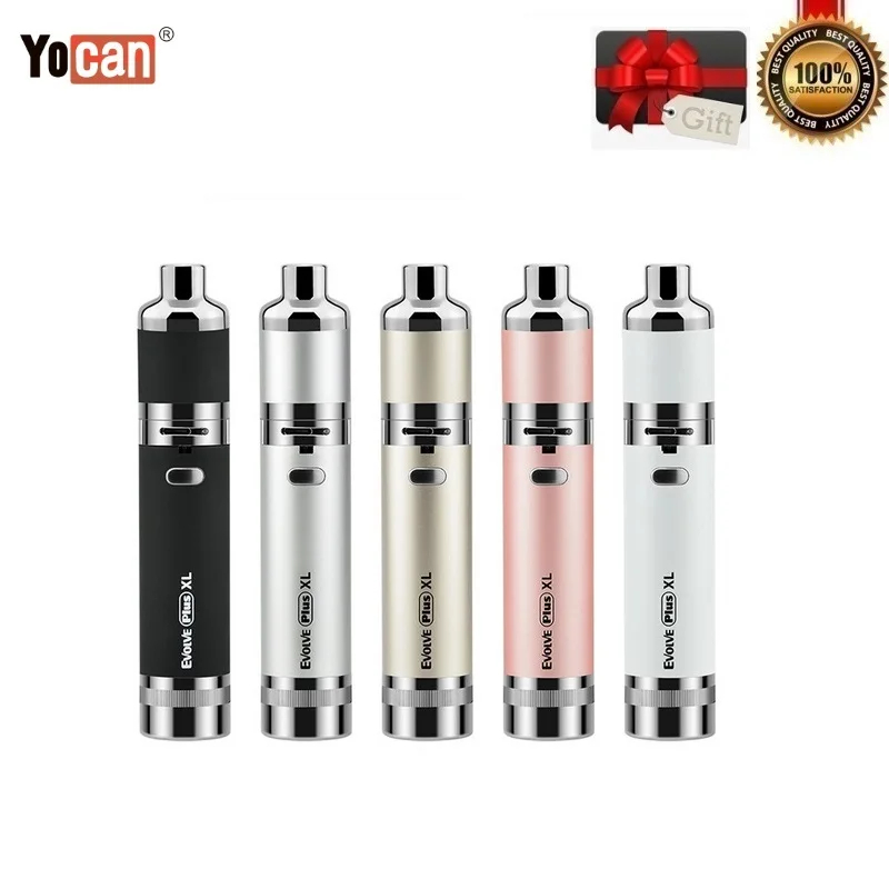 Оригинальный Yocan Evolve Plus XL восковый парогенератор все-в-одном 1400 мАч воск Vaping сухой