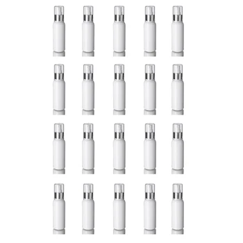 

20Pcs 100Ml Spray Bottle Empty White Plastic Fine Mist Travel Atomiser - Refillable & Reusable Mini Travel Bottles