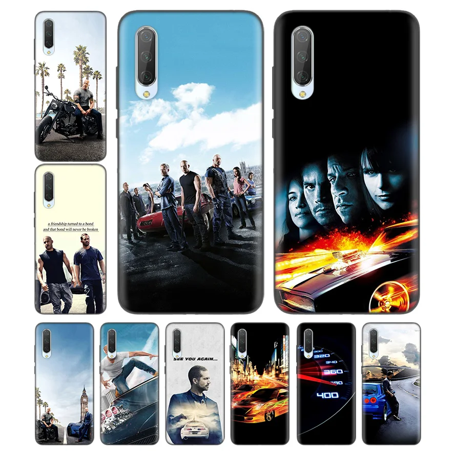 

Silicone Case For Xiaomi Redmi Note 7 7A 7S 6 6A 5 K20 Mi A1 A2 A3 8 9T CC9 CC9E Lite Pro F1 GO Cover Fast And Furious
