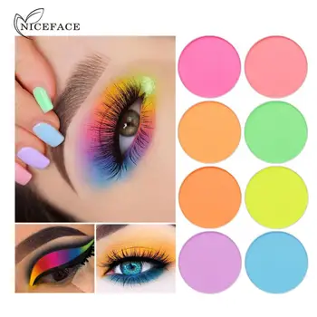

NICEFACE 8 Colors Bright Pearlescent Eyeshadow Powder Silky Strong Adhesive Eye Shadow Makeup Waterproof Eye Cosmetics TSLM1
