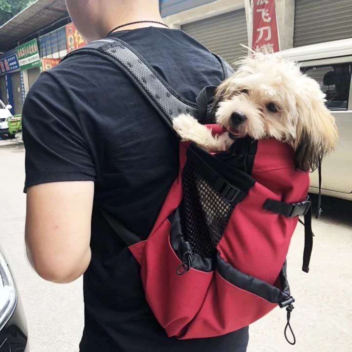 Дышащая переноска для больших собак, дорожные сумки для золотого бульдога, Регулируемый рюкзак для больших собак, товары для домашних животных