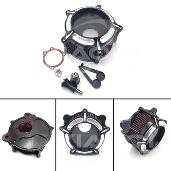 

Motorcycle parts Black CNC Air Cleaner Filter For Harley-Davidson Dyna 1993-2017 Softail 1993-2015 Touring 1993-2007