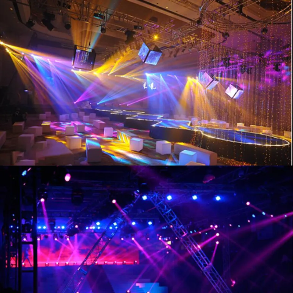 ミニ LED ムービングヘッドライト 120 ワットビーム & スポット + 8