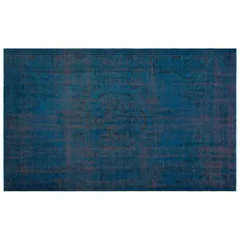 

Handmade Turquoise Vintage Overdyed Turkish Area Rug 183x300 Cm-6'0''X9'10''