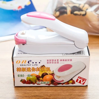 

Portable Mini Sealing Household Machine Heat Sealer Capper Food Saver For Plastic Bags Package Mini Gadgets