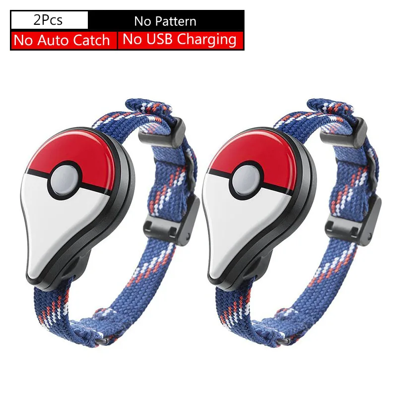 2Pcs Red White Автоматический улов для Pokemon GO Plus bluetooth-браслет интерактивные Фигурки игрушки для shand переключатель для Pokemon Go Plus - Цвет: 2Pcs Red White